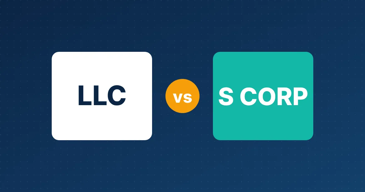 LLC vs S Corp illustration